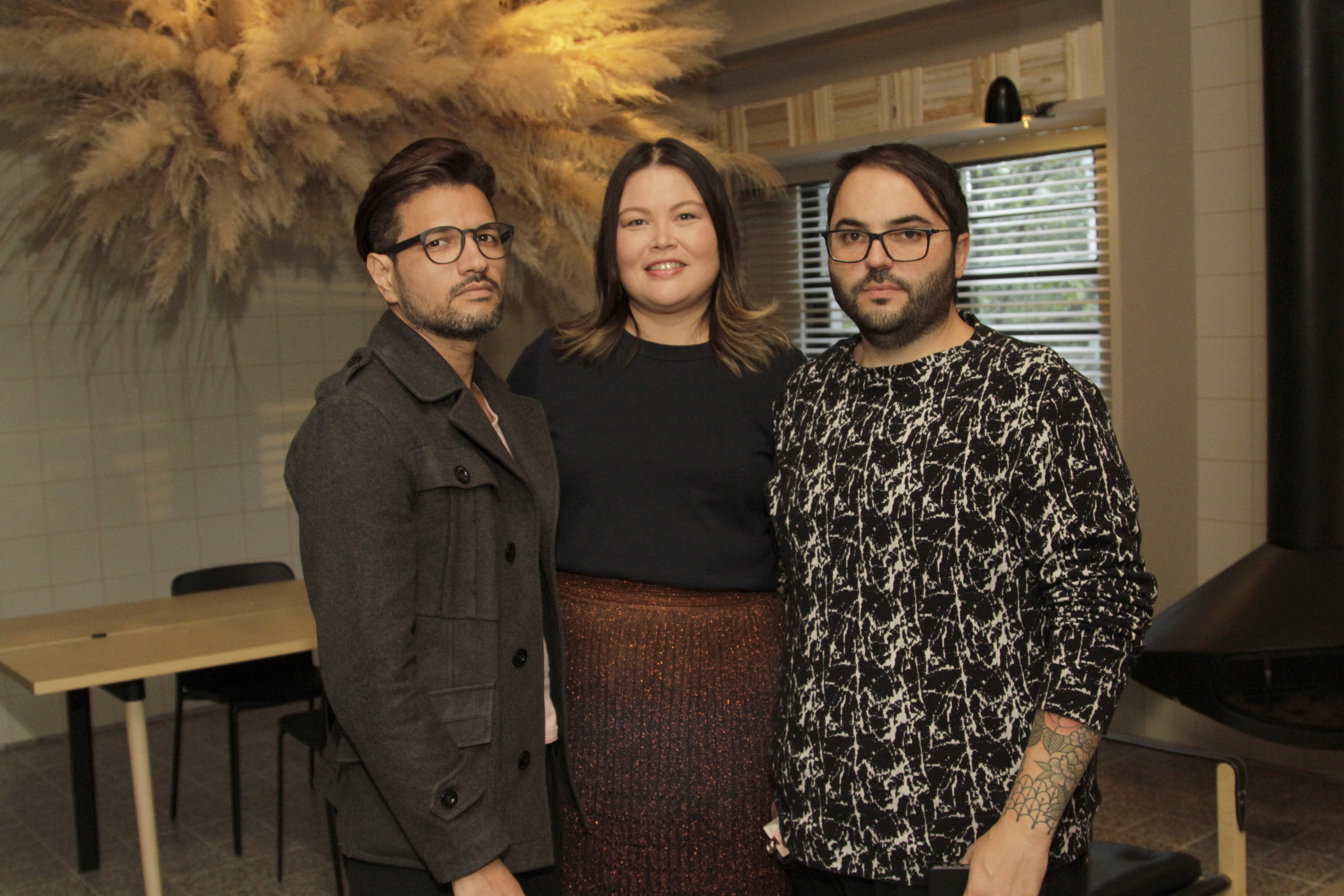 Bruno Rangel, Paloma Yamagata e Aldi Flosi