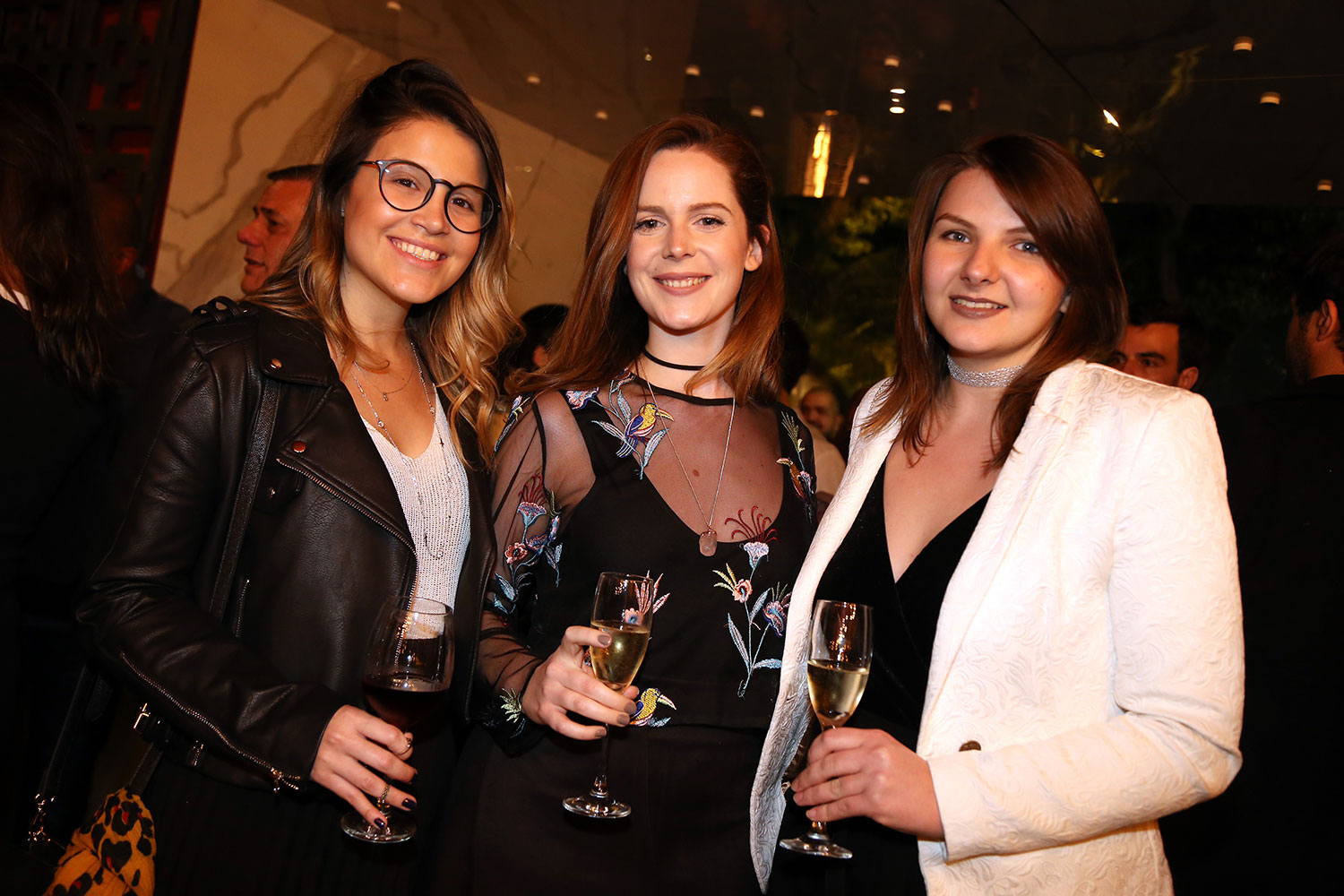 Ana Maria Melo, Marjorie Romao e Daniela Betuol