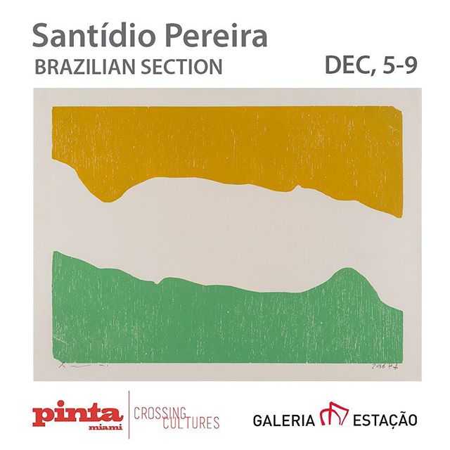 Exposição Santídio Pereira da Galeria Estação na Pinta Miami Art Fait.