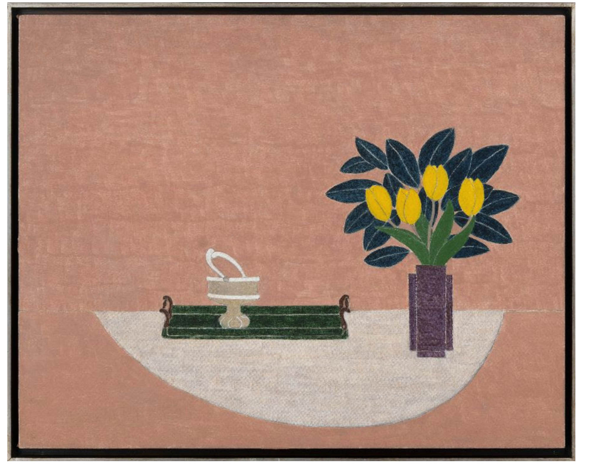 ELEONORE KOCH, <em>Tulips on Pink Backgound</em>, 1926, Galeria Marilia Razuk.