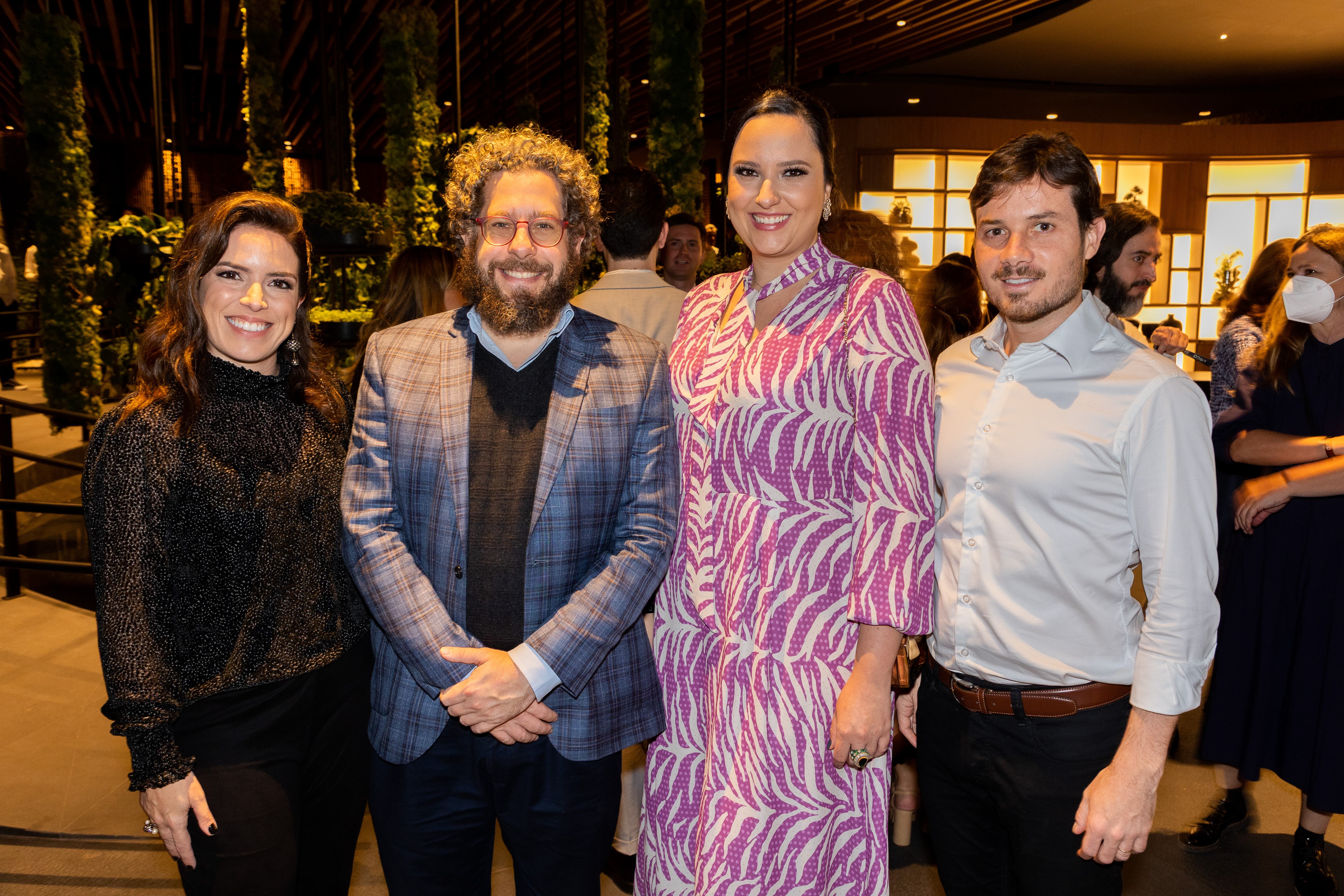 Marina Crocomo Fabio Carvalho, Fabiana Melo, André Secchin.