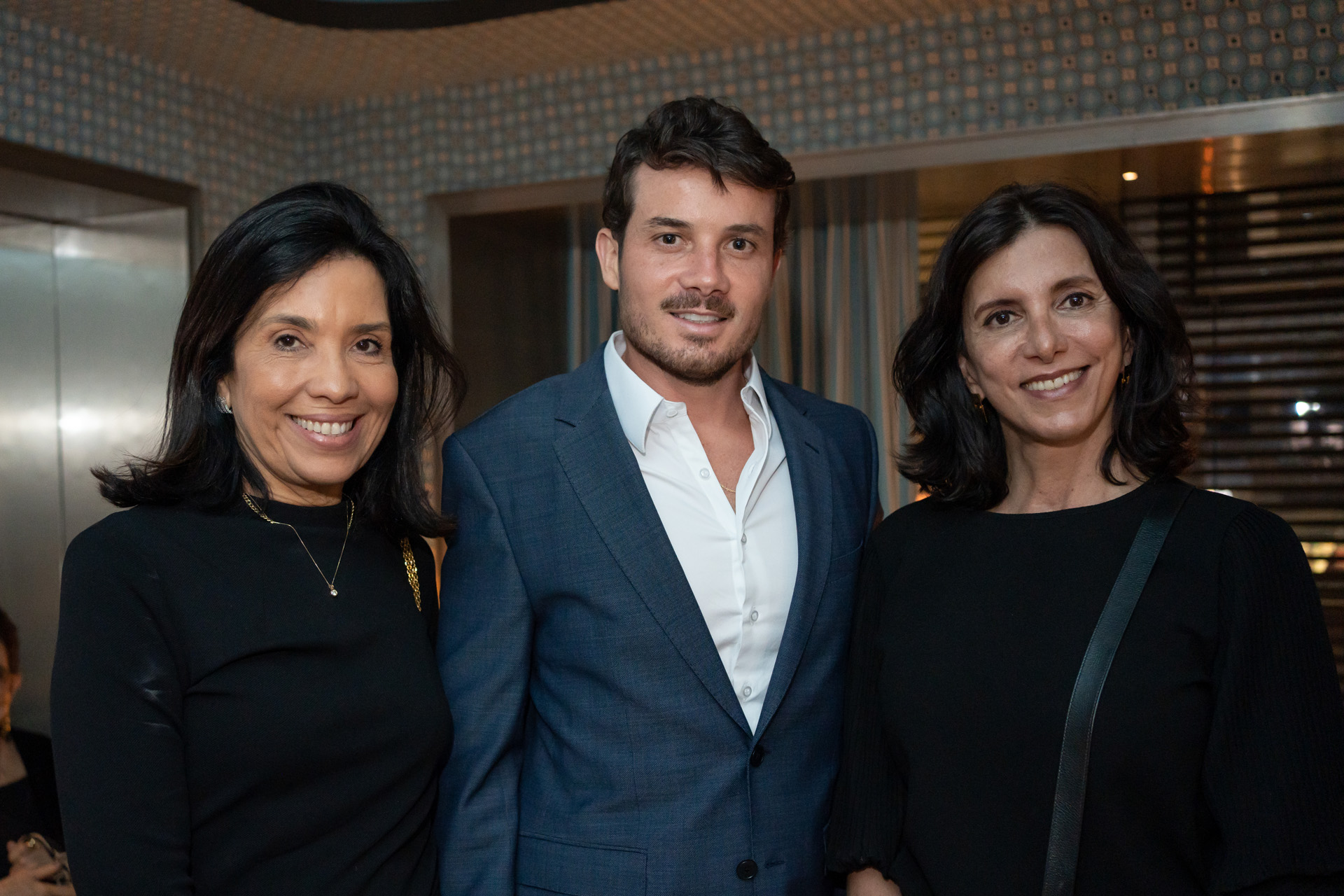 Eliane Martins, André Secchin e Lili Tedde.