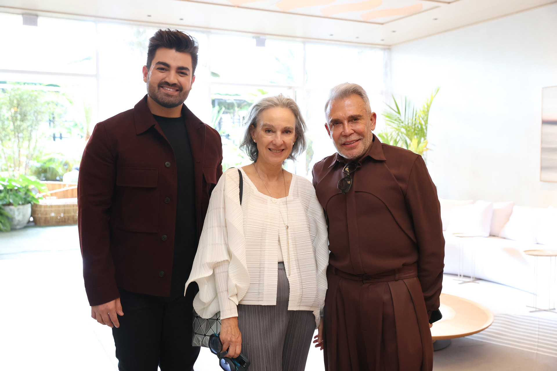 José Fontineli, Lívia Pedreira e Leo Shetman.